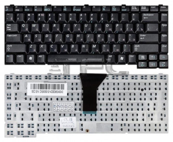 <!--Клавиатура для ноутбука Samsung V25 V30 (черная)-->