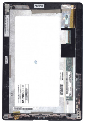 <!--Модуль (матрица + тачскрин) Lenovo ThinkPad Tablet 64GB 3G NZ72FRT с рамкой (черный)-->