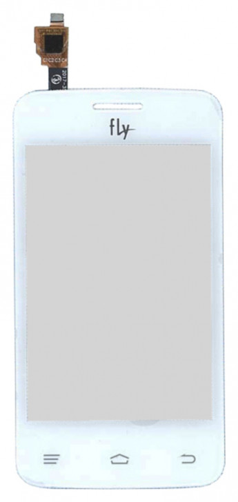 <!--Сенсорное стекло (тачскрин) для FLY IQ434 ERA Nano 5 (белый)-->