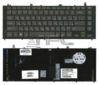 <!--Клавиатура для ноутбука HP ProBook 4425s с черной рамкой (черная)-->
