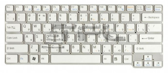<!--Клавиатура для ноутбука Sony Vaio VPC-CW VPCCW (белая)-->