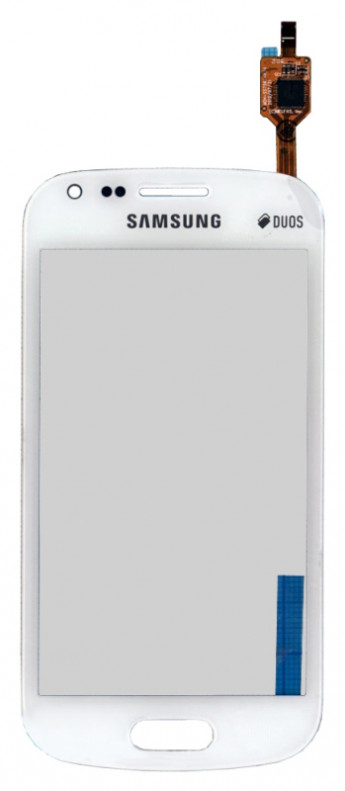 <!--Сенсорное стекло (тачскрин) для Samsung Galaxy S Duos S7562 | Galaxy Ace S7560m (белый)-->