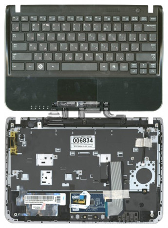 <!--Клавиатура для ноутбука Samsung NF310 с корпусом (черная)-->