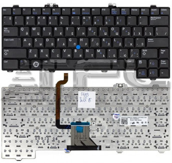 <!--Клавиатура для ноутбука Dell Latitude XT2 XT Tablet (черная)-->