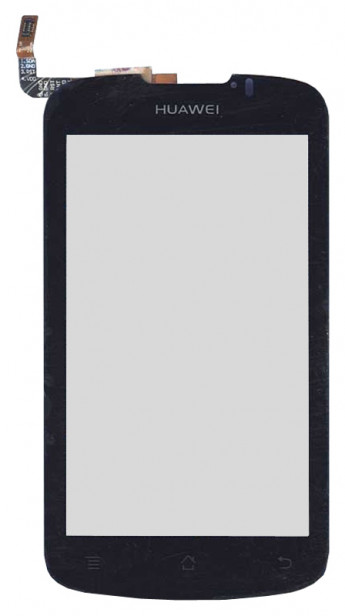<!--Сенсорное стекло (тачскрин) для Huawei Ascend G300 с рамкой (серый)-->