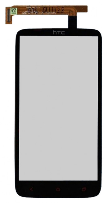 <!--Сенсорное стекло (тачскрин) для HTC One X+ (черный)-->