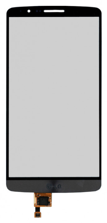 <!--Сенсорное стекло (тачскрин) для LG G3 D855 (черный с серым)-->