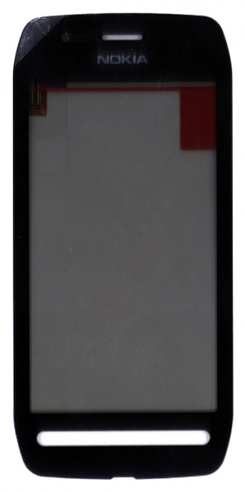 <!--Сенсорное стекло (тачскрин) для Nokia 603 (черный)-->
