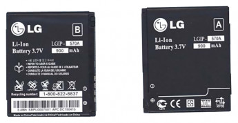 <!--Аккумуляторная батарея LGIP-570A для LG KP500 Cookie LG KC780-->