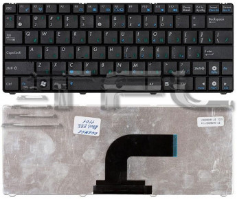 <!--Клавиатура для ноутбука Asus EEE PC 1101 1101HA N10 N10E N10J (черная)-->