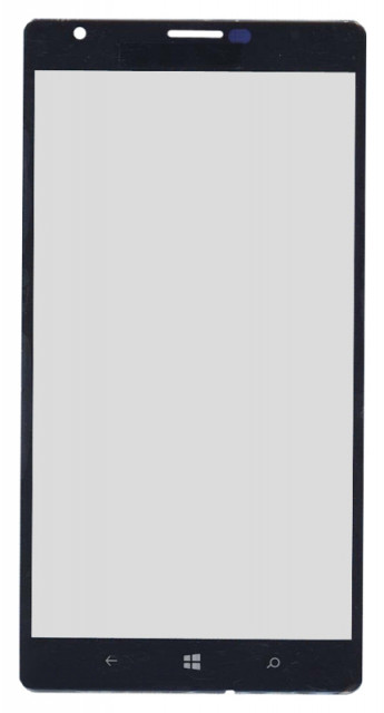 <!--Стекло для Nokia Lumia 1520 (черный)-->