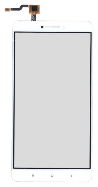 <!--Сенсорное стекло (тачскрин) для Xiaomi Mi Max (белый)-->