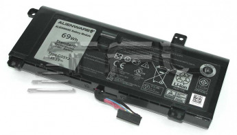 <!--Аккумуляторная батарея G05YJ для Dell Alienware 14 11.1V 69Wh (Brand)-->