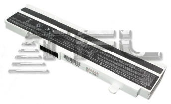 <!--Аккумуляторная батарея для Asus EEE PC 1015 1016 1011PX VX6 47Wh (Brand) (белая)-->