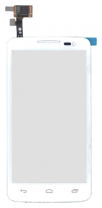 <!--Сенсорное стекло (тачскрин) для Alcatel One Touch X'POP 5035X (белый)-->
