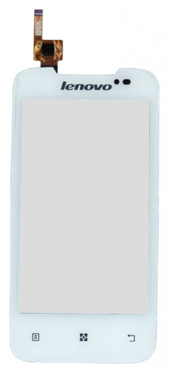 <!--Сенсорное стекло (тачскрин) для Lenovo A390 (белый)-->