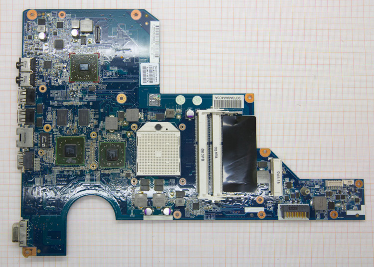 Материнская плата для HP G62, 610161-001 (разбор)